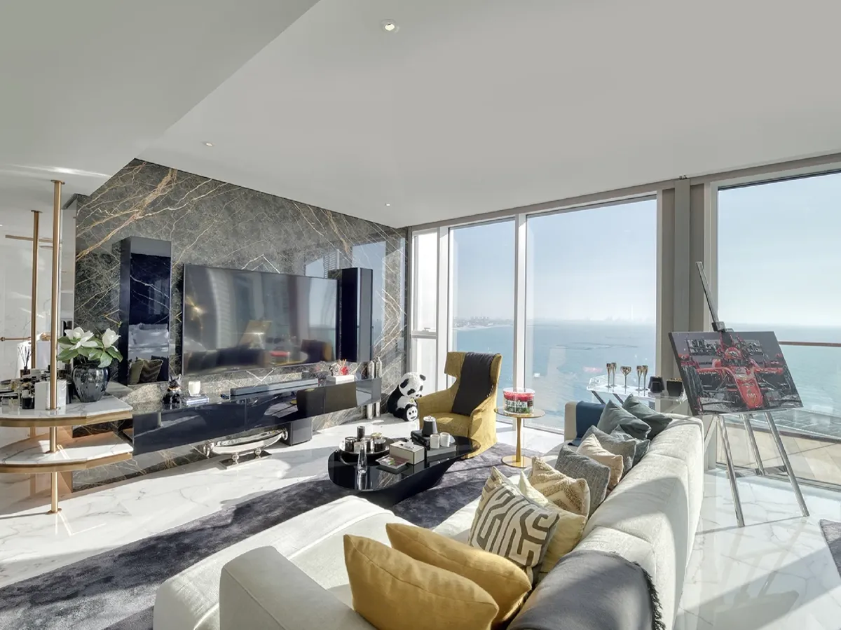 Bluewaters Island penthouse terrace
