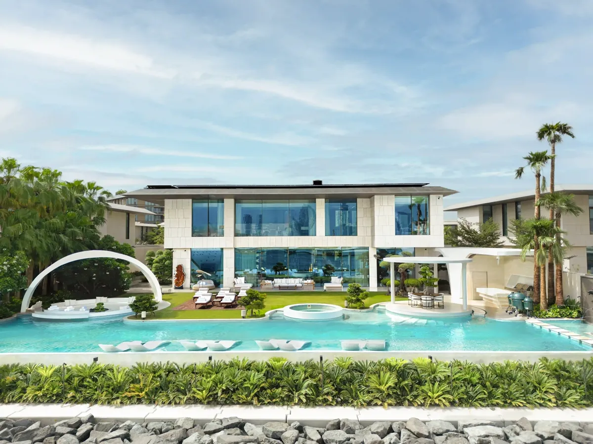 Bvlgari Mansion, pool elevation