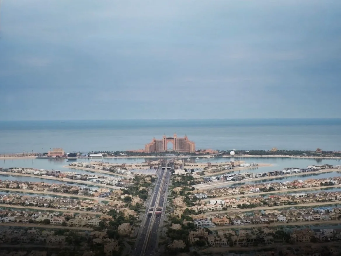 Palm Jumeirah from the air